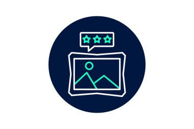 Resim İncelemesi, vektör, piksel mükemmel, illüstratör dosyası