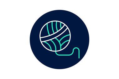 Tekstil Fiber Sanatı, vektör, piksel mükemmel, illüstratör dosyası