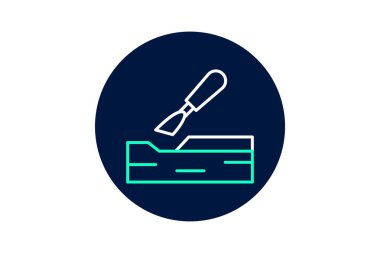 Tahta oyma, vektör, piksel mükemmel, illüstratör dosyası