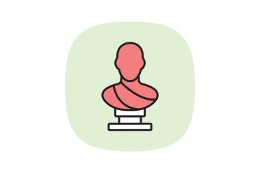 Antik Heykel, vektör, piksel mükemmel, illüstratör dosyası