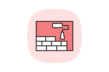 Fresco duvar boyama, vektör, piksel mükemmel, illüstratör dosyası