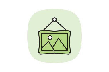 Resim Panosu, vektör, piksel mükemmel, illüstratör dosyası