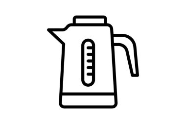 Elektrik Kettle, vektör, piksel mükemmel, illüstratör dosyası