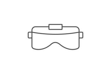 Vr Kulaklık, vektör, piksel mükemmel, illüstratör dosyası