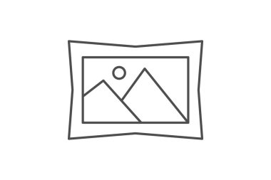 Dijital Fotoğraf Çerçevesi, vektör, piksel mükemmel, illüstratör dosyası