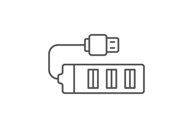 Usb-c İnbot, vektör, piksel mükemmel, illüstratör dosyası