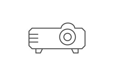 Projektör, vektör, piksel mükemmel, çizer dosyası