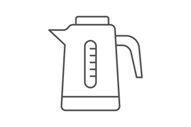 Elektrik Kettle, vektör, piksel mükemmel, illüstratör dosyası
