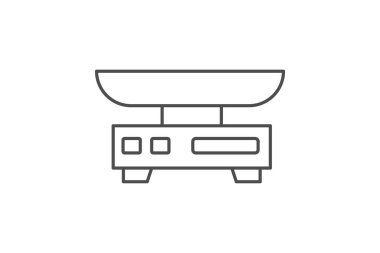 Dijital Ölçek, vektör, piksel mükemmel, illüstratör dosyası