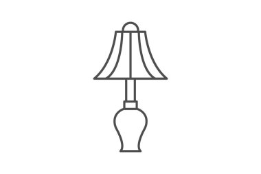 Tablo lambası, vektör, piksel mükemmel, çizer dosyası