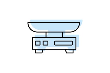 Dijital Ölçek, vektör, piksel mükemmel, illüstratör dosyası