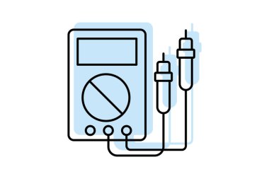 Dijital Çokölçer, vektör, piksel mükemmel, illüstratör dosyası
