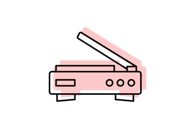 Tarayıcı, vektör, piksel mükemmel, çizer dosyası