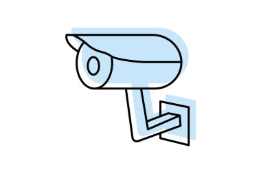 Kamera, vektör, piksel mükemmel, illüstratör dosyası