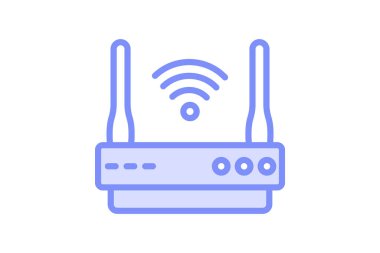 Wi-fi Router, vektör, piksel mükemmel, illüstratör dosyası
