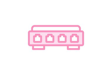 Ağ Anahtarı, vektör, piksel mükemmel, illüstratör dosyası