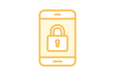 Güvenli Aygıt, vektör, piksel mükemmel, illüstratör dosyası