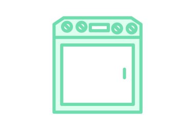 Elektrikli Sıcak Tabak, vektör, piksel mükemmel, illüstratör dosyası