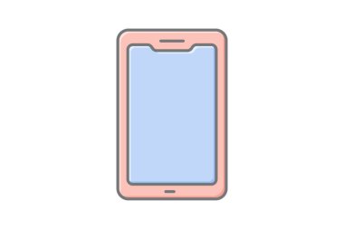 Akıllı telefon, vektör, piksel mükemmel, çizer dosyası