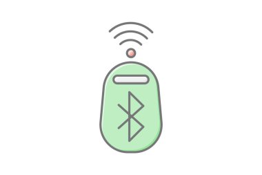 Bluetooth Beacon, vektör, piksel mükemmel, illüstratör dosyası