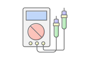 Dijital Çokölçer, vektör, piksel mükemmel, illüstratör dosyası