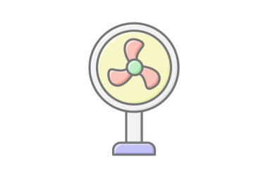 Yaya yelpazesi, vektör, piksel mükemmel, illüstratör dosyası