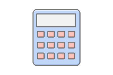 Hesapla, vektör, piksel mükemmel, illüstratör dosyası