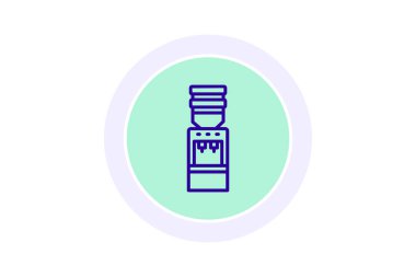 Su dağıtıcı, vektör, piksel mükemmel, illüstratör dosyası