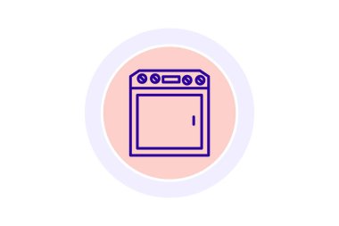 Elektrikli Sıcak Tabak, vektör, piksel mükemmel, illüstratör dosyası