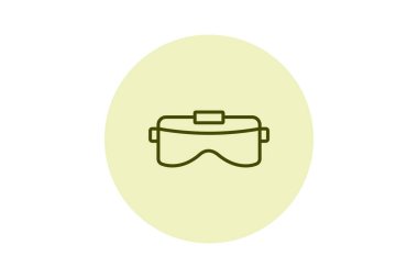 Vr Kulaklık, vektör, piksel mükemmel, illüstratör dosyası