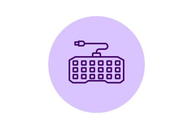 Mekanik Klavye, vektör, piksel mükemmel, illüstratör dosyası