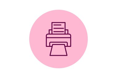 Yazıcı, vektör, piksel mükemmel, illüstratör dosyası