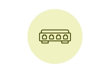 Ağ Anahtarı, vektör, piksel mükemmel, illüstratör dosyası