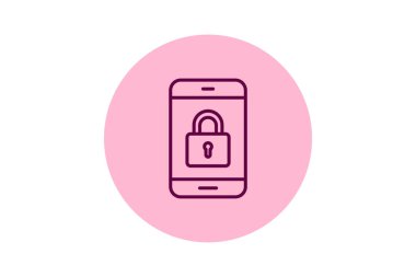 Güvenli Aygıt, vektör, piksel mükemmel, illüstratör dosyası