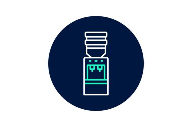 Su dağıtıcı, vektör, piksel mükemmel, illüstratör dosyası