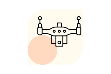 Drone Pro, vektör, piksel mükemmel, illüstratör dosyası