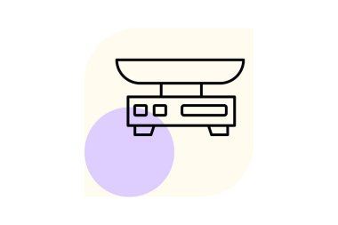 Dijital Ölçek, vektör, piksel mükemmel, illüstratör dosyası