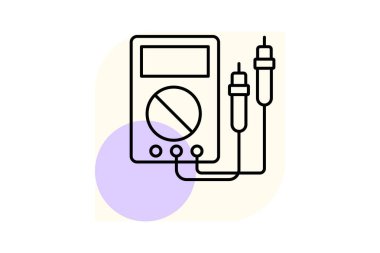 Dijital Çokölçer, vektör, piksel mükemmel, illüstratör dosyası