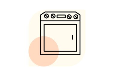 Elektrikli Sıcak Tabak, vektör, piksel mükemmel, illüstratör dosyası