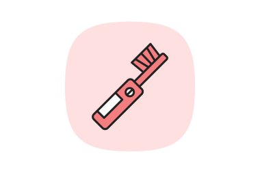 Elektrikli diş fırçası, vektör, piksel mükemmel, illüstratör dosyası