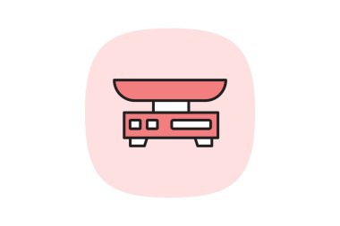 Dijital Ölçek, vektör, piksel mükemmel, illüstratör dosyası