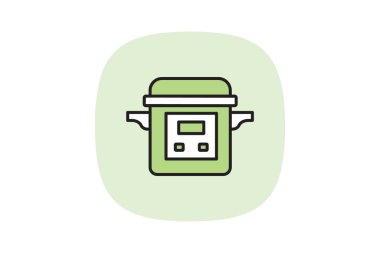 Elektrik Basınç Fırını, vektör, piksel mükemmel, illüstratör dosyası