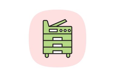 Kopyalayıcı Makine, vektör, piksel mükemmel, illüstratör dosyası