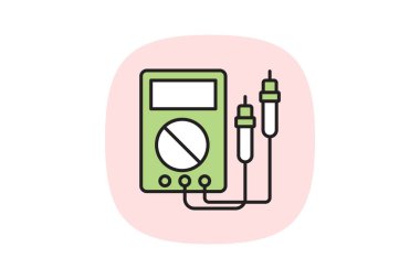 Dijital Çokölçer, vektör, piksel mükemmel, illüstratör dosyası