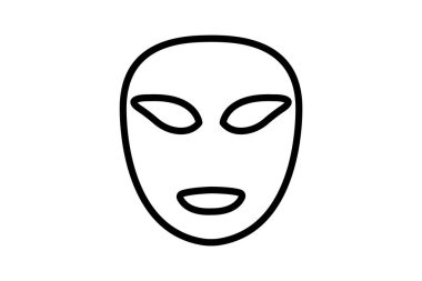 Led Face Maskesi, vektör, piksel mükemmel, illüstratör dosyası