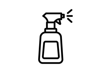 Süpürge Temizleyici, vektör, piksel mükemmel, illüstratör dosyası