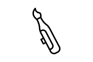 Balmumu Isıtıcı Kit, vektör, piksel mükemmel, illüstratör dosyası