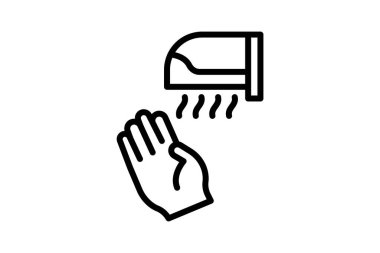 Elektrikli Dudak Temizleyici, vektör, piksel mükemmel, illüstratör dosyası