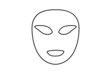 Led Face Maskesi, vektör, piksel mükemmel, illüstratör dosyası