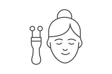 Mikroakım Yüz Aygıtı, vektör, piksel mükemmel, illüstratör dosyası